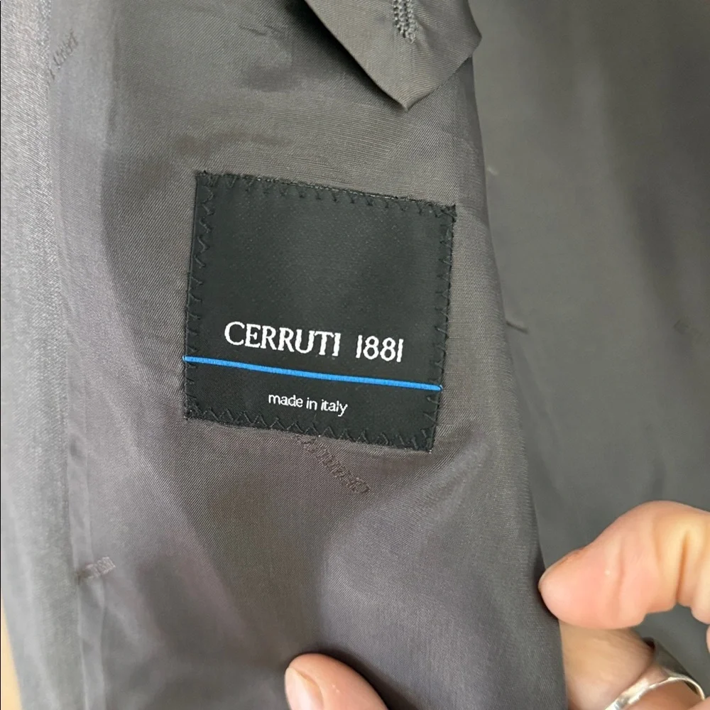 Cerruti 1881 Gray Men's Wool Blazer